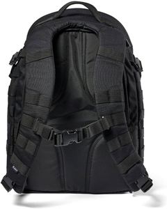 Sac à dos tactique en denim de style militaire 37L, sac à dos d'extérieur avec système MOLLE, compartiment pour ordinateur portable, doublure en nylon - Product Image 4