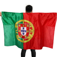Drapeau promotionnel personnalisé avec logo, 3x5 pieds, drapeau national, mât en fibre de verre, capot, vente en gros, pas cher, football mondial, USA, américain
