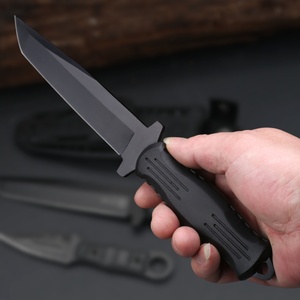 มีดยุทธวิธีคุณภาพสูงปรับแต่งได้ ใบมีดเหล็กกล้าไร้สนิม ด้ามจับแบบ K สำหรับมีดต่อสู้  OEM DIY ด้ามมีด - Product Image 3
