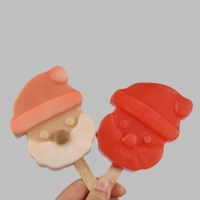 Outils de fabrication de glace pour l'été et Noël-Moules à glace en silicone Moule à mousse pour gâteau, qualité alimentaire