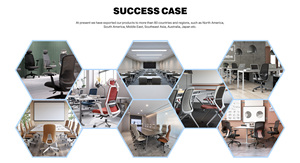 Koho sang trọng Ergonomic Ghế có thể điều chỉnh tay vịn nhà hiện đại cán ghế quản lý xoay lưới Ghế văn phòng - Product Image 6