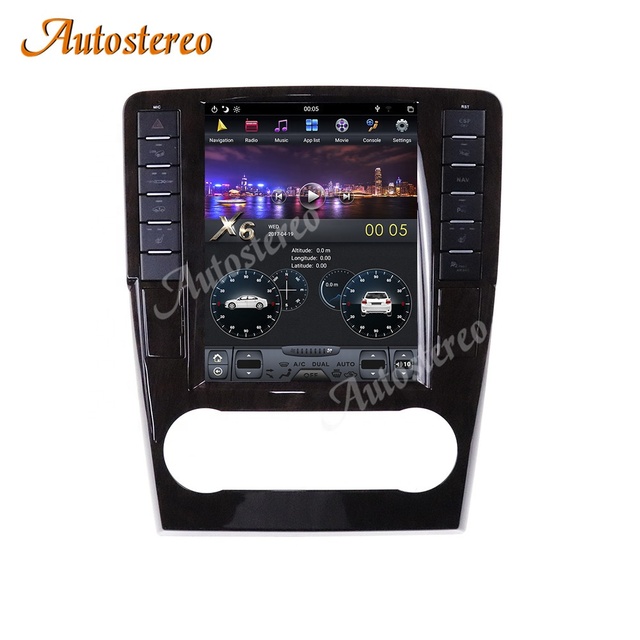 Android 9.0 4+ 64G Vertical Screen Car GPS Navigation for Mercedes Benz ML GL X164 Head Unit Auto Stereo Multimedia Player Navi