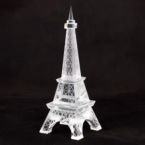 MH-LP0180 optical building statue crystal eiffel tower