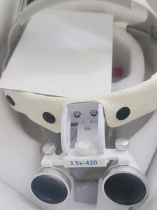 זכוכית מגדלת רפואית דנטלית המותקנת על הראש, אורתופדיה אוראלית, ניתוחי אוזניים, אף וגרון, פנס ראש מיוחד 5W - Product Image 4