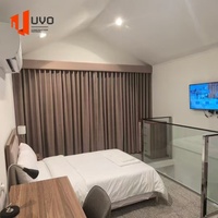 Maison conteneur préfabriquée UVO, mobile et démontable, unités résidentielles à connexion rapide pour une vie moderne