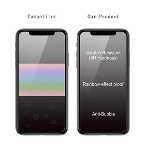 Lot de 2 protections d'écran en verre trempé <span class=keywords><strong>anti</strong></span>-espionnage haute confidentialité en aluminium pour <span class=keywords><strong>iPhone</strong></span> 17 16 15 14 13 12 11 <span class=keywords><strong>XR</strong></span> - Product Image 6