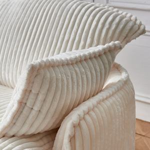 Sofá Otomano Cuadrado Modular Moderno Tapizado en Tela Resistente, con un Asiento Convertible en Cama, Cojín de Esponja en la Respalda, Color Azul - Product Image 6