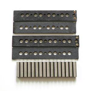 Donlis 1 Juego de Kits de Pastillas para Bajo Jazz de 4 Cuerdas con Varillas Magnéticas de Alnico V para Mástil y Puente, Piezas para <span class=keywords><strong>Construcción</strong></span> DIY - Product Image 1