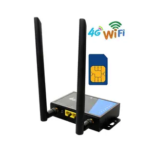 TUOSHI 32 usuarios 300Mbps portátil mini módulo industrial 4G LTE inalámbrico WiFi CPE Ethernet router openwrt con ranura para tarjeta SIM