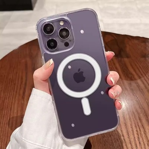 Hot bán rõ ràng Magnetic chống sốc điện thoại di động trường hợp đối với <span class=keywords><strong>iPhone</strong></span> 17 16 15 14 cộng với 13 12 11 Pro Max không dây sạc trường hợp - Product Image 5