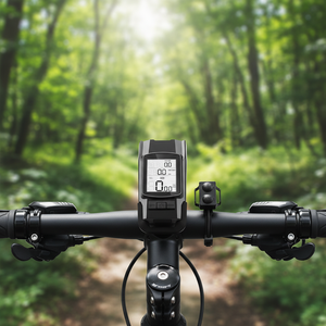 عداد سرعة ومسافة مضيء مقاوم للماء للدراجات الجبلية والطرق مع سهولة التركيب ورمز عالمي - Product Image 2