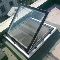 Fenêtre de toit fixe en alliage d'aluminium, conforme aux normes AS2047, AS2208, AS1288, avec vitrage étanche.