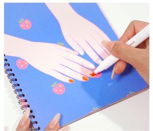 Regalos Creativos y Divertidos: Libro de Maquillaje con Pegatinas Removibles, Libro para Colorear con Pegatinas de Arte de Uñas para Niñas - Product Image 4