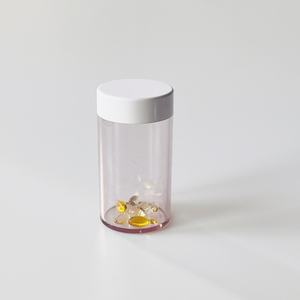 150cc高級ピンクつや消しグミボトル包装PETプラスチックサプリメントボトルビタミン収納瓶 - Product Image 6