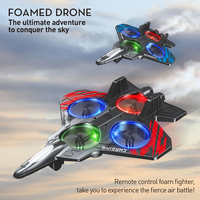 Drone de chasse à quatre axes en mousse EPP pour enfants adultes RC avion hélicoptère télécommande jouet volant en mousse avion de chasse jouets