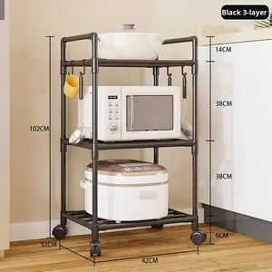 Portaoggetti <span class=keywords><strong>in</strong></span> <span class=keywords><strong>ferro</strong></span> <span class=keywords><strong>battuto</strong></span> a 5 strati per soggiorno portaoggetti piccolo accatastamento per riporre la cucina fabbrica cinese - Product Image 6