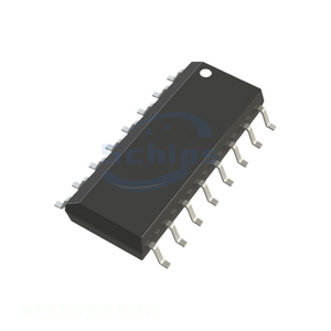 Circuito Integrado IC MUX/DEMUX 2 X 16SO 74CBTLV3253D118 16 SOlC (0.154\" 3.90mm de Ancho) en Existencia - Product Image 1