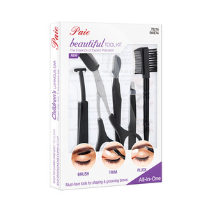 Paie Beautiful Tool Kit 5-Piece Set Eyebrow Grooming Kit Brush Trim Pluck All-In-One - Product Image 5