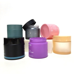Skin Cream <b>Jar</b> Luxury Cosmetic Skincare Face Cream Lotion Mask Container <b>Empty</b> Cylinder Glass <b>Jars</b> Plastic 15ml 30ml 50ml 100ml - Product Image 5