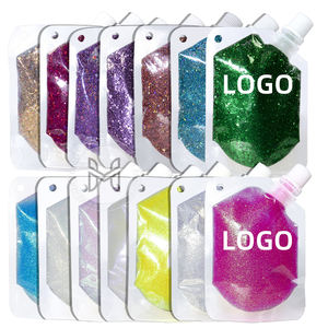 เจลกลิตเตอร์เนื้อหนาสำหรับแต่งหน้าร่างกายและใบหน้า คุณภาพสูง ขายส่ง ติดทนนาน เป็นมิตรต่อสิ่งแวดล้อม ปลอดสารพิษ ให้ประกายวิบวับ - Product Image 2