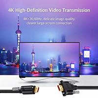 Pabrik OEM Konektor Berlapis Emas 4K 60Hz dengan Pengunci Sekrup untuk Kabel Berjaket PVC, Multi Perisai, Audio Video Monitor TV Proyektor