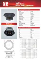 Haut-parleur 8WF135 8 pouces pour système audio PA, woofer de médium pleine gamme pour enceinte Line Array - Vente chaude