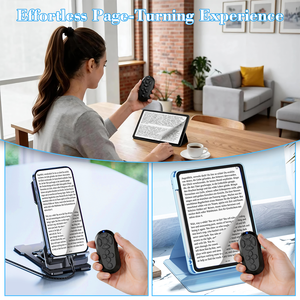 Ponsel Tablet Pengendali Jarak Jauh Nirkabel Pembalik Halaman Ebook Pengontrol Kamera Pengambilan Gambar Selfie Perekaman Video untuk iPhone Android <span class=keywords><strong>iPad</strong></span> - Product Image 5