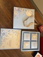 Scatola Regalo in Carta Artistica Riciclabile a Forma di Libro con Laminazione Lucida/Opaca e Opzioni di Stampa Personalizzata per il Festival di Metà Autunno