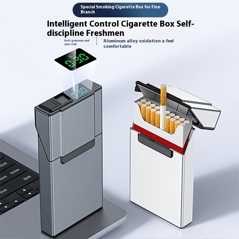 timed cigarette dispenser Aluminum Time-Locked Cigarette Case with LCD Display Portable Quit Smoking  Aid Timed Dispenser Box| Alibaba.com