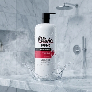 Pro Care Anti-Dandruff <b>Shampoo</b> with Herbal Extracts for Scalp Care and Daily Cleansing 1200 ml Olivia - Product Image 1