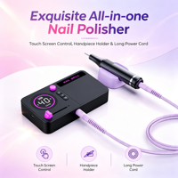 Perceuse à ongles électrique sans fil 18000 tr/min avec batterie rechargeable, lime à ongles portable pour manucure professionnelle en salon OEM