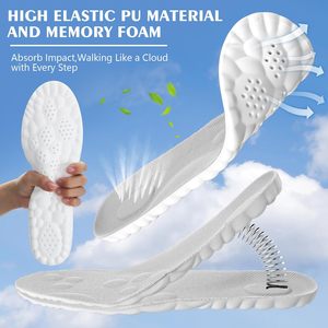 Semelles 4D <span class=keywords><strong>Cloud</strong></span> pour hommes et femmes, inserts souples, mousse à mémoire de forme, semelles amortissantes respirantes pour soulager la douleur, sport, marche - Product Image 4