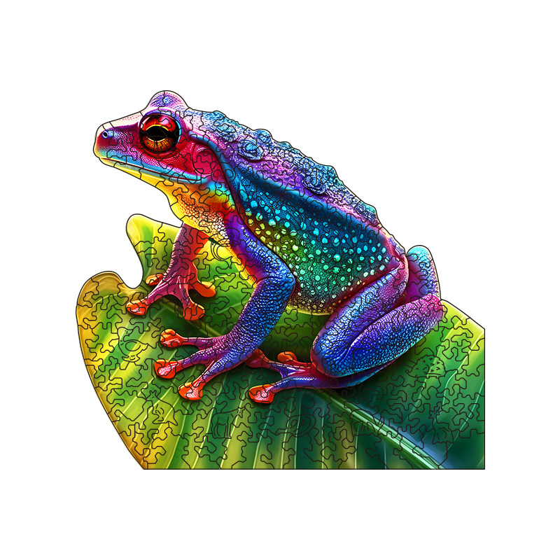 CSHCPT0005 Frog on a Leaf