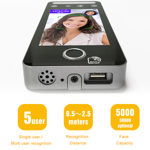 Macchina per Rilevamento Presenze Biometrica WiFi e TCP/IP da 5 Pollici con Riconoscimento Facciale, Controllo Accessi e Registrazione Oraria, Visione Notturna, SDK Gratuito - Product Image 5