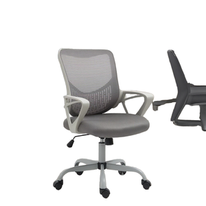 Chaise de bureau moderne en maille, réglable en hauteur, pivotante, avec appui-tête, pour visiteurs - Product Image 1