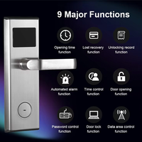 Vente en gros Durale TTHotel Serrure numérique à carte électronique RFID Serrure de porte d'hôtel intelligente en acier inoxydable avec poignée