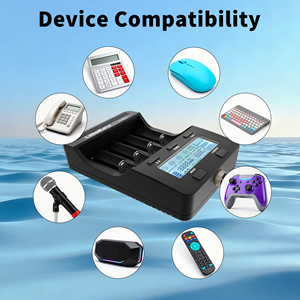 Chargeur intelligent LCD LiitoKala Lii-500 Pro amélioré avec adaptateur, 4 modes de fonctionnement, testeur de capacité de batterie et <span class=keywords><strong>ACIR</strong></span> - Product Image 5