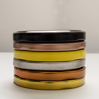 Tapa Metálica Giratoria de 63mm, 70mm y 82mm para Frascos de Vidrio, Venta al Por Mayor