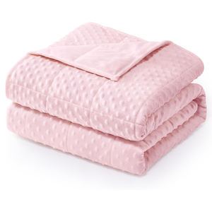 Couverture lestée en polaire sherpa moelleuse, couverture lestée lourde et rafraîchissante avec des billes de verre de qualité supérieure, couverture respirante - Product Image 1