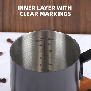 Bouilloire à bec fin en acier inoxydable noir mat <span class=keywords><strong>de</strong></span> qualité alimentaire 600 ml, bouilloire à <span class=keywords><strong>col</strong></span> <span class=keywords><strong>de</strong></span> <span class=keywords><strong>cygne</strong></span> pour café avec poignée en bois - Product Image 4