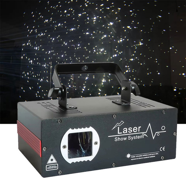RGB Full Color Mini Star Laser Light Pure White DJ Laser Projector for Home Party Show Stage Lights Effect for Home Use