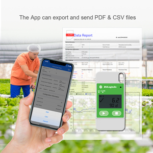 جهاز تسجيل بيانات لاسلكي صناعي خارجي لمراقبة درجة الحرارة بتقنية البلوتوث منخفض الطاقة - Product Image 3
