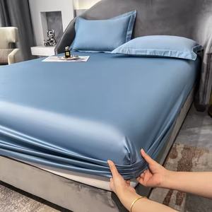 Bán Buôn Tinh Khiết Bông Được Trang Bị Tấm Mềm Mại Thoải Mái Trải Giường Và Trải Giường Cho Nhà Hoặc Khách Sạn Phòng Ngủ Đồng Bằng Phong Cách Giường Mat - Product Image 2