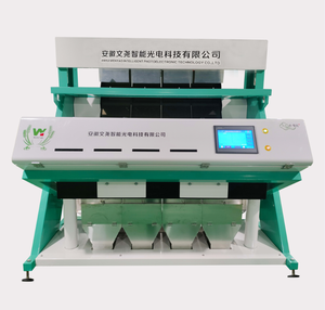 Desain baru 4 mesin penyortir warna jagung parasut operasi mudah teknologi penangkap foto AI kacang putih mesin penyortir warna kacang - Product Image 1