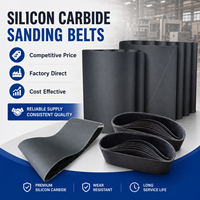 Bande abrasive en carbure de silicium noir de qualité supérieure, résistante à l'usure, pour le ponçage et le polissage du bois