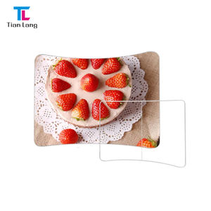 Precio de fábrica TianLang 10*8 pies Color vivo 3x3 pared trasera soporte de exhibición de tela de aluminio para grandes eventos - Product Image 3