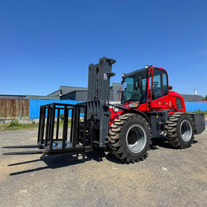 Proveedor Chino de Montacargas Todoterreno 4x4 4WD con Capacidades para Terrenos Difíciles, Cargador Todoterreno con Altura de Elevación de 3 m en Venta - Product Image 4