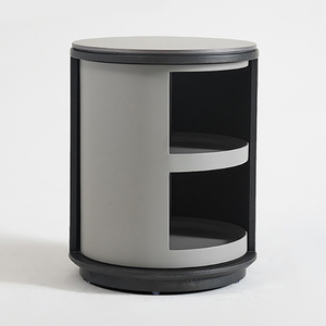 Minimalist Rotating <strong>Circular</strong> <strong>Bedside</strong> <strong>Table</strong> High-End Master Bedroom Small Unit Storage <strong>Bedside</strong> <strong>Table</strong> ZC2321 - Product Image 2