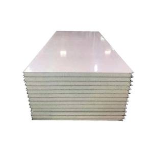 Panneaux sandwich composites ignifuges en <span class=keywords><strong>laine</strong></span> <span class=keywords><strong>de</strong></span> <span class=keywords><strong>roche</strong></span> EPS au design moderne, isolants pour le toit des entrepôts fabriqués en Chine - Product Image 6