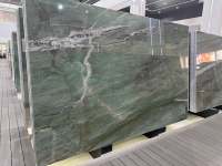 Pierre de luxe, quartzite vert Patagonie, fuchsite, dalle de quartzite cristalline, quartzite vert botanique, plan de travail de table, comptoir